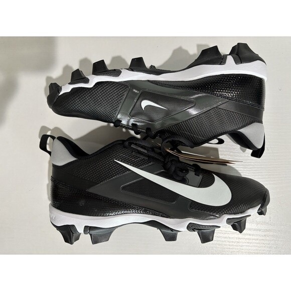 Nike Alpha Menace 4 Shark Black White Football Cleats FN0028-001 Mens Sizes 10 main image 5